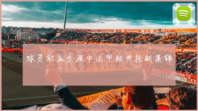 球员职业生涯中法甲经典抢断集锦